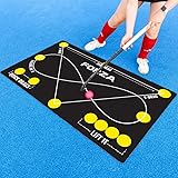 FORZA Individual Hockey Control Mat | 5ft × 3ft PVC Stick-Handling & Drills Mat with Non-Slip Rubber Base | High-Visibility Drill Zones for Solo Training