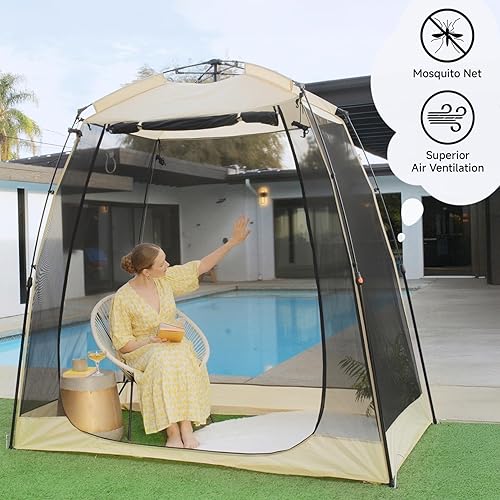 Miniatura 5 de Alvantor Cenador de casa con pantalla mejorada, tienda de campaña desplegable para 2-4-6 personas, habitación de pantalla instantánea con bolsa de