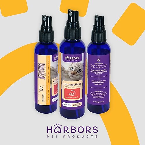 Miniatura 2 de Harbor's Pet Products Harbors - Spray disuasorio para gatos y arañazos 4 oz 4.0 fl oz Formulado con aceites esenciales 100% satisfecho o retorno