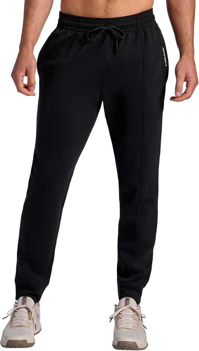 Head Men's Precision Double Knit Jogger, Standard Fit, Stretch Midweight Material