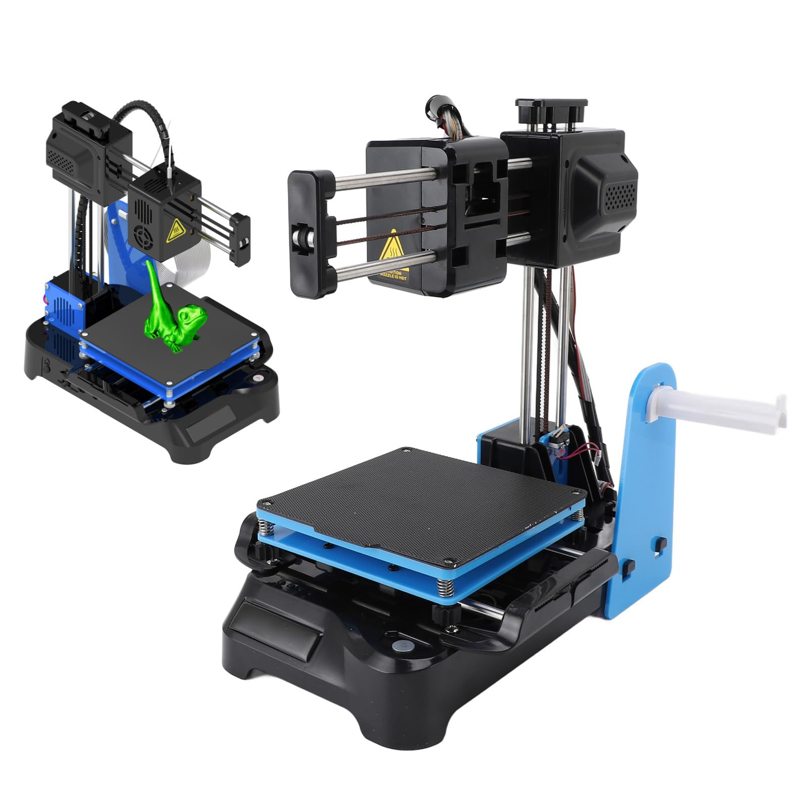 Piccola Stampante 3D, Macchina da Stampa 3D Desktop Portatile Compatta, Piattaforma Staccabile a Riscaldamento Rapido per Studenti Appassionati di Fai da Te per L'istruzione (#1)