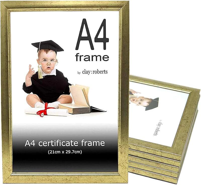 Amazon.co.uk gold a4 frame