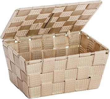 Wenko Adria 22198100 Storage Basket Plastic 19 x 10 x 14cm beige