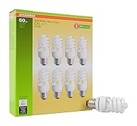 Algopix Similar Product 2 - Sylvania CFL T2 Twist Light Bulb 60W