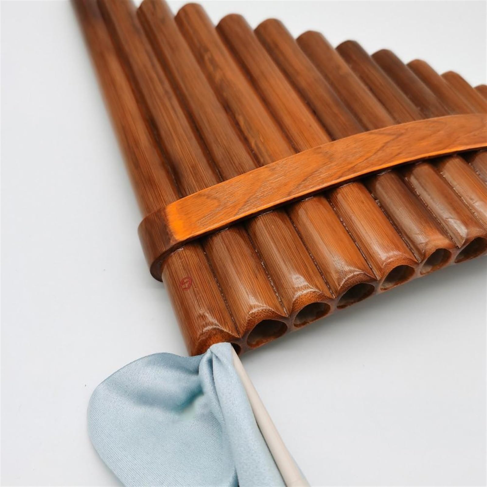 Panflöte 15 Pfeifen Panflöte G-Taste Handgefertigte Chinesische Traditionelle Musikinstrument-Panflöten (Color : Left)