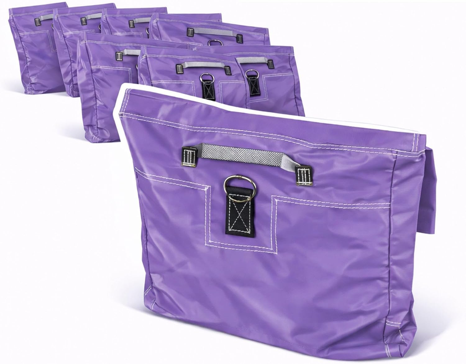 Extra Durable Strong Vinyl Sand Bag | PVC | 21" x 21" | Used to Support and Anchor Inflatables, Bounce Houses, Water Slides, Tents, and More | Holds Up to 50 Pounds