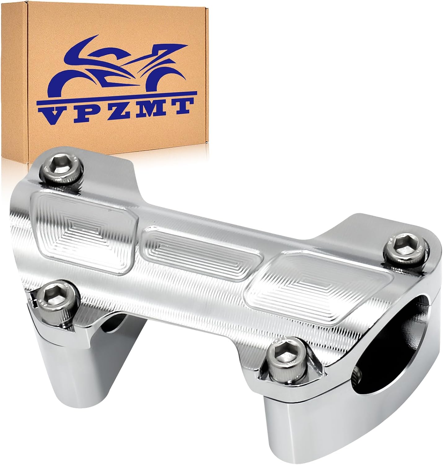 Handlebar Riser 1.0” Top Clamp Kit 1.5" Tall for Harley Touring Street Glide Electra Glide Sportster Softail Street Bob Fat Boy Fat Bob Heritage Low Rider Dyna (Rise Height: 1.5", For 1" Bar)