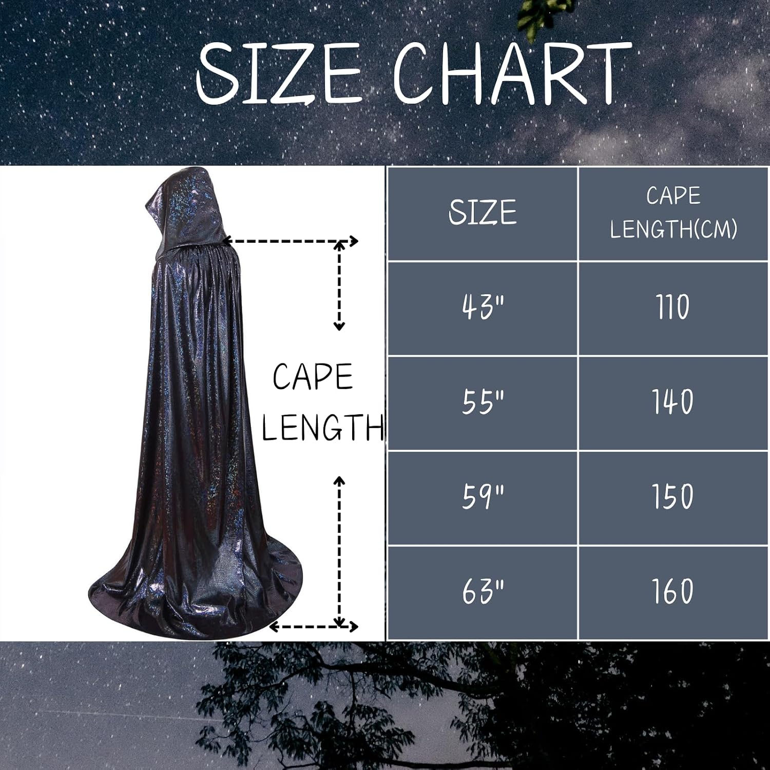 LMYOVE Full Length Cape for Halloween Bling Bling Cloak Christmas Outfits