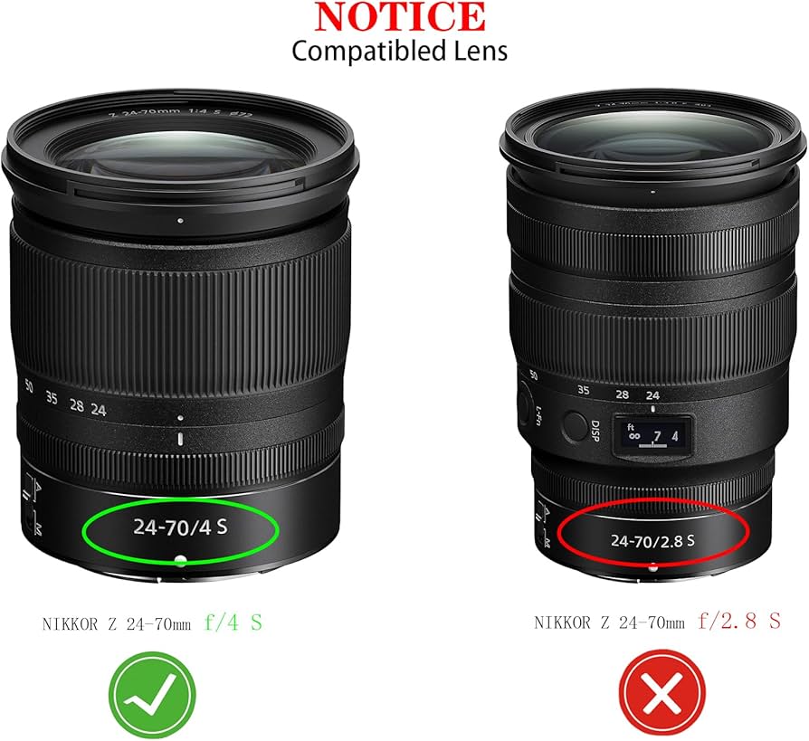 Amazon.com : HB-85 Lens Hood for Nikon NIKKOR Z 24-70mm f/4 S (Not