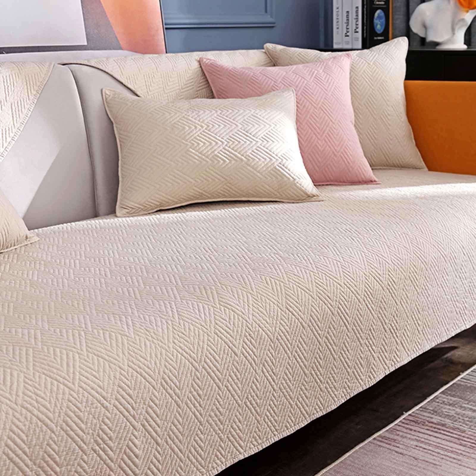 MTHGH Sofa Cover Sofa Cushion Cover Waterproof Sofa Cover Sofa Cover 3 Seater and 2 Seater Sofa Protector Pet Sofa Cover Reversible Quilted Corner Sofa Cover,#7-70x120cm