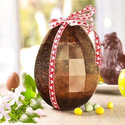 Miniatura 6 de Webake Moldes de silicona para chocolate con diamante, grandes moldes de chocolate con huevo rompible en 3D con 1 martillo para Pascua