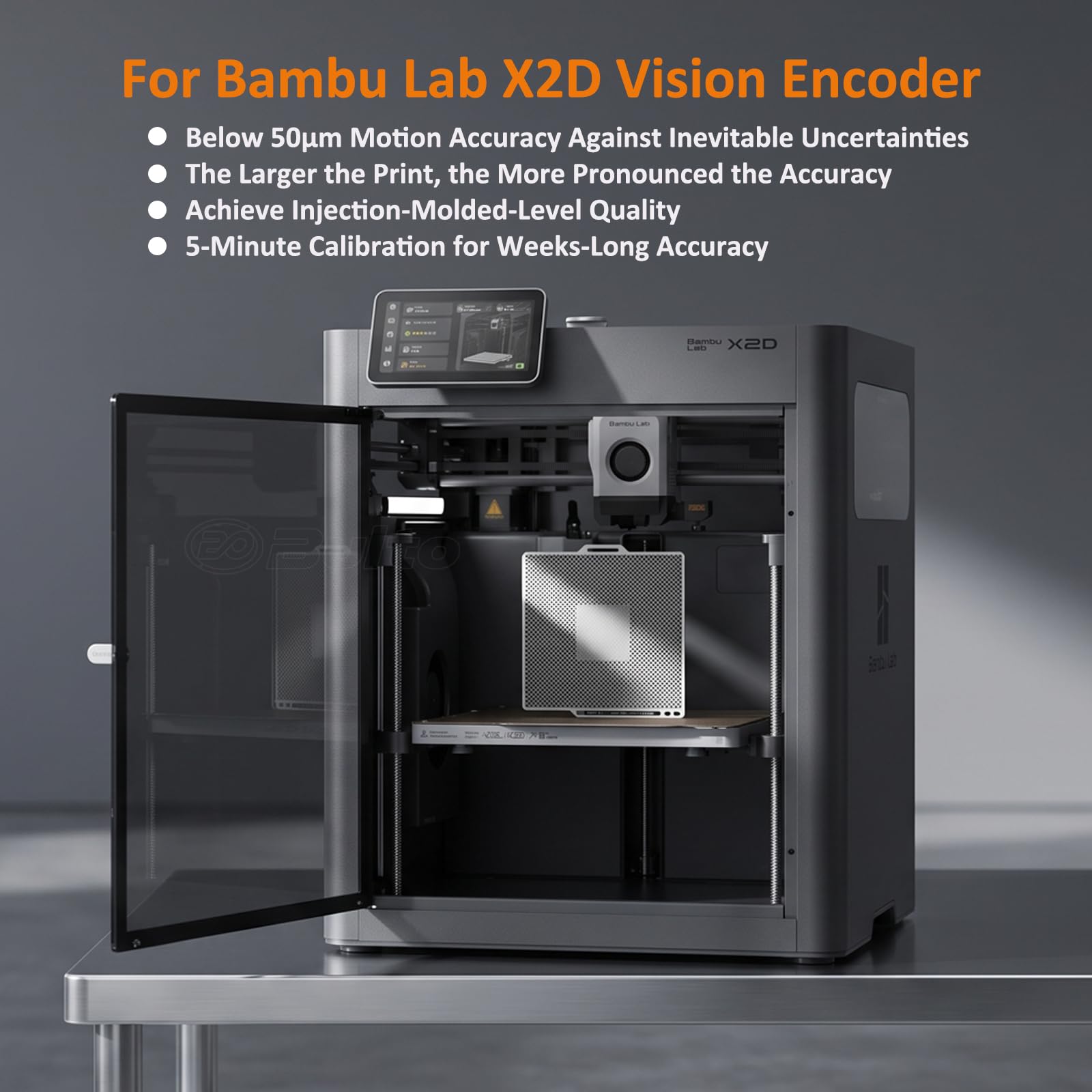 Amazon.co.jp: Bambu X2D ビジョンエンコーダープレート、50μm以下の