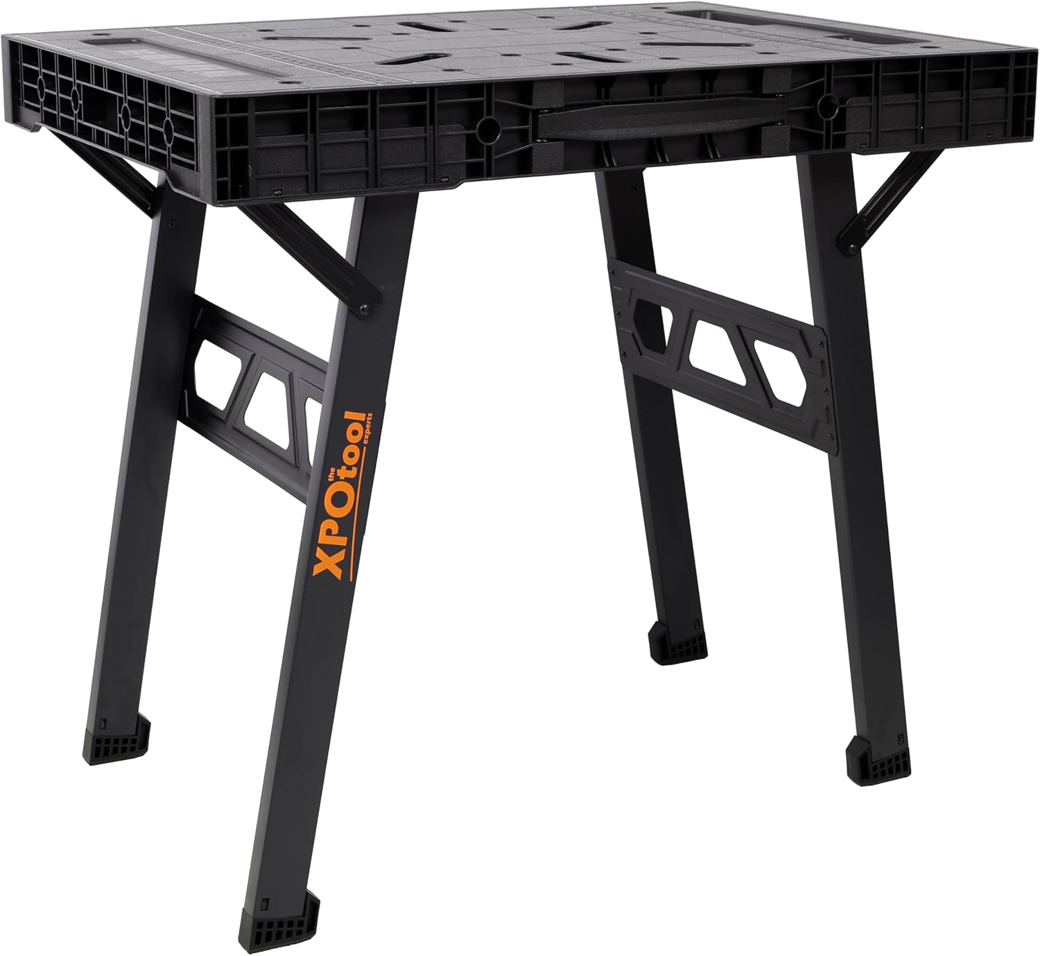 Foldable Workbench Portable Workstation with 1650LBS Capacity for Garage Workshop Home Use Black