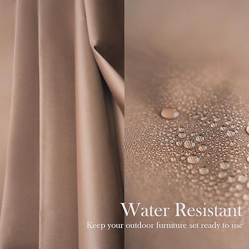 Miniatura 5 de Funda impermeable para muebles de patio, fundas resistentes para muebles de exterior, juego de fundas resistentes al agua, juego de sofá seccional