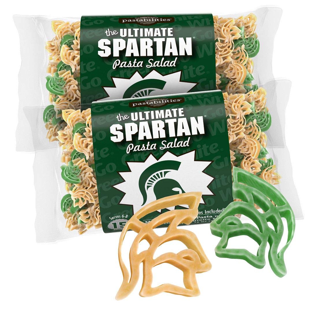 Pastabilities Michigan State Spartan Shaped Pasta & Salad