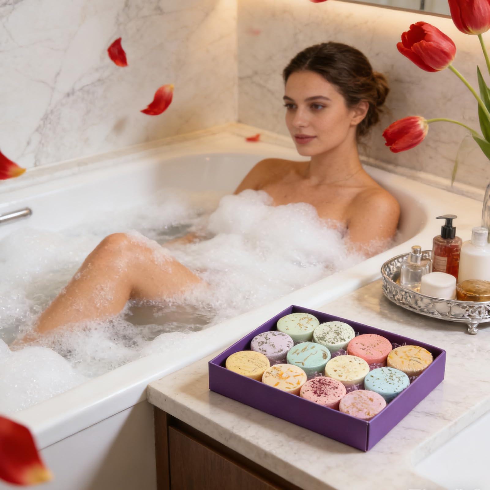 Parowar pod prysznic, aromaterapia, 12 sztuk, 4,8 cm, do domowego spa, prysznica, relaksujący zapach, do użytku w łazience, aromaterapii, wellness, prezent