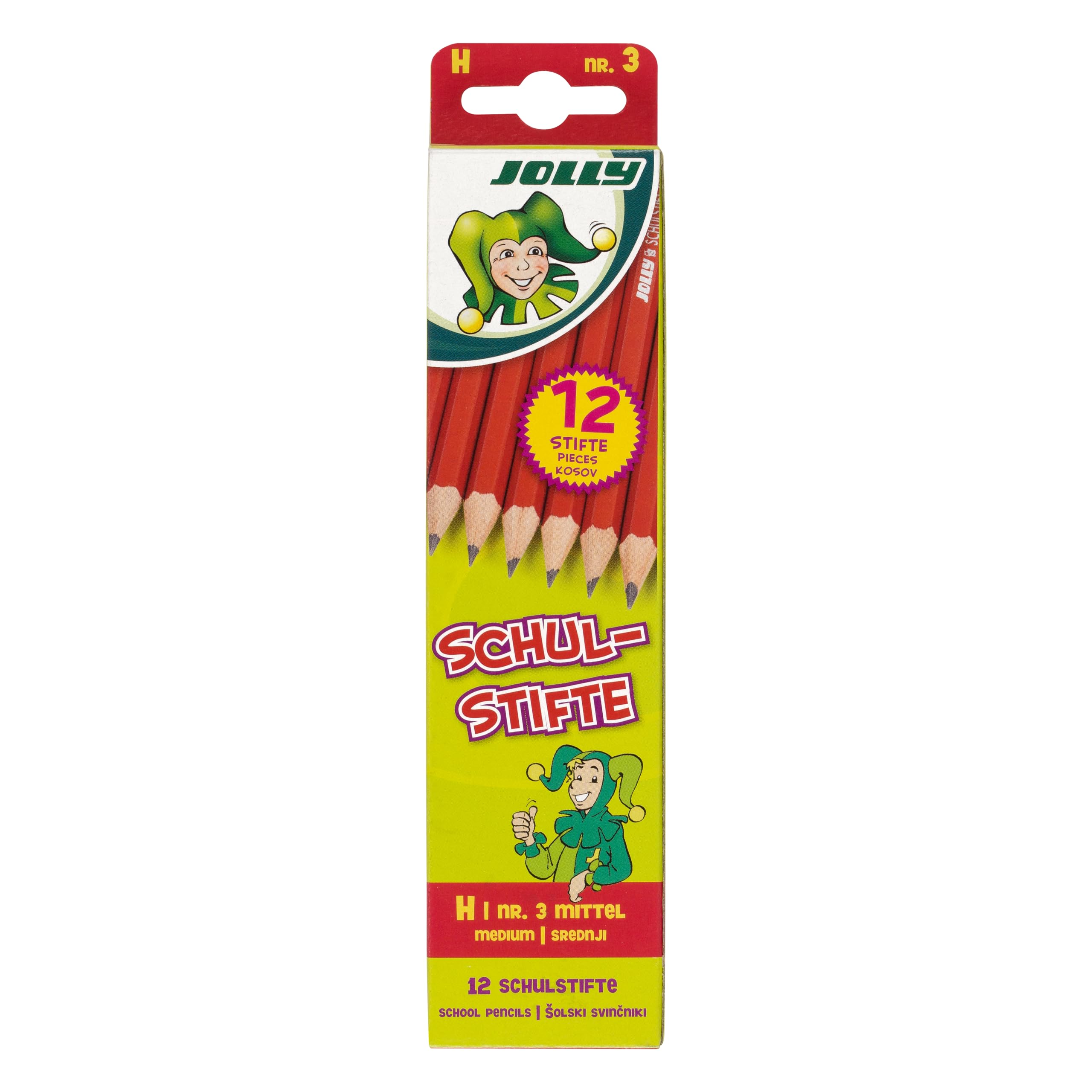 JOLLY School Pencil H | Storage Pack | Pack of 12