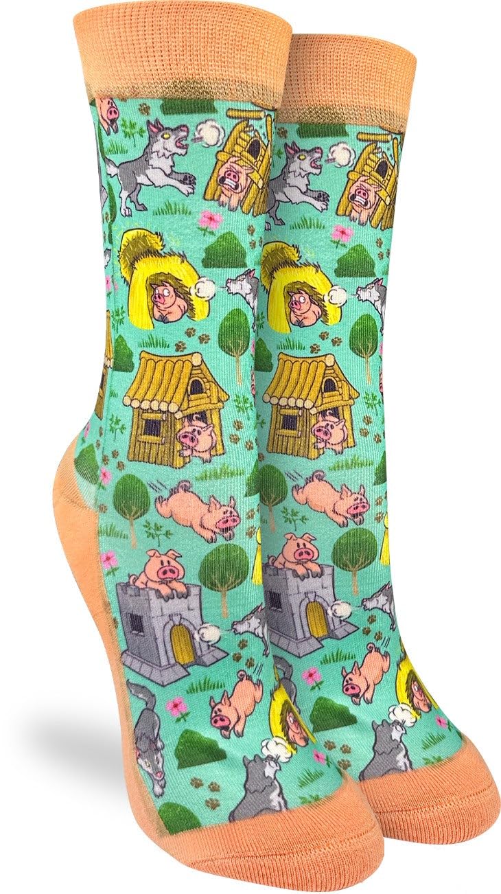 Good Luck Sock Women's Breaching Orcas Socks, Adult, Shoe Size 5-9 — view 211