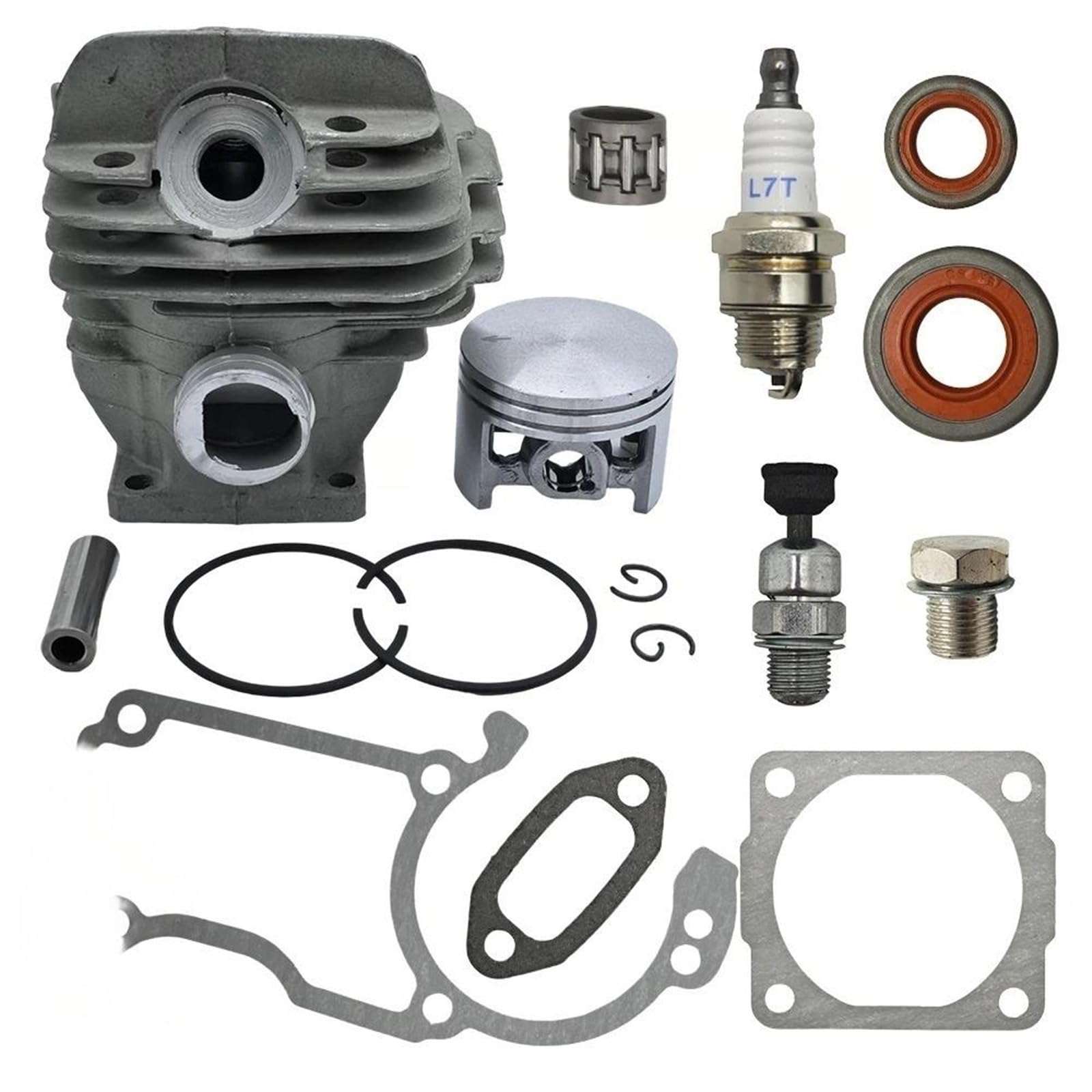 Isqjpvf One Color For St-Ihl 026 Ms260 Ms260c 026Pro Piston Kit Nikasil Plated