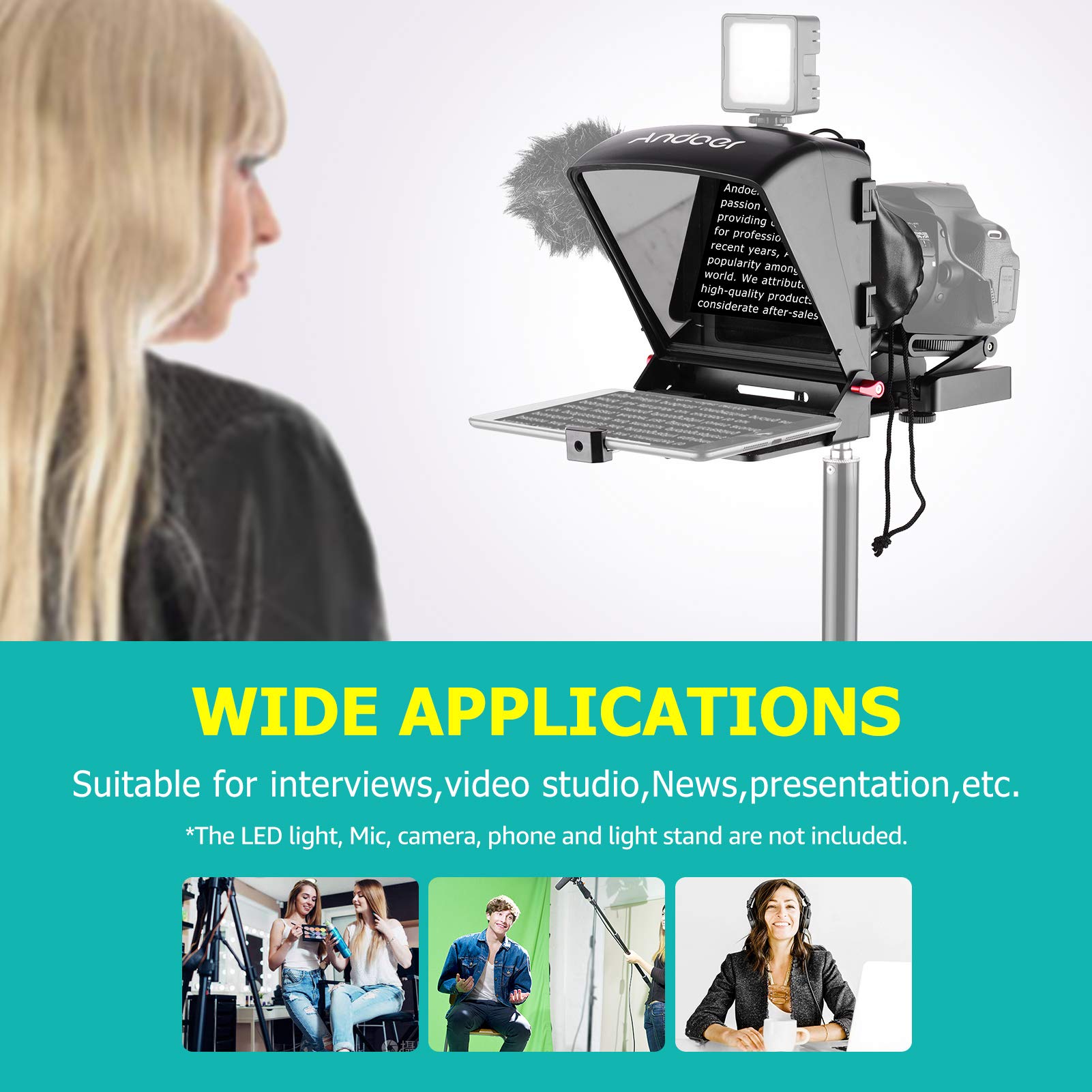 Teleprompter Portable Smartphone Teleprompter Artifact