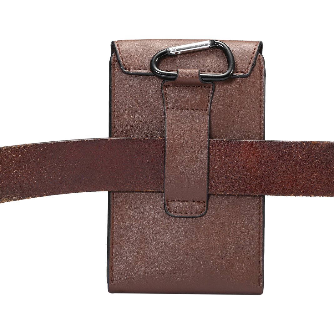 Borsa a tracolla piccola, Fiocco pratico multifunzione Marsupio in pelle Campeggio Escursioni all' aria aperta borsa a tracolla Fit per tutti gli smartphone sotto 6.0 pollici