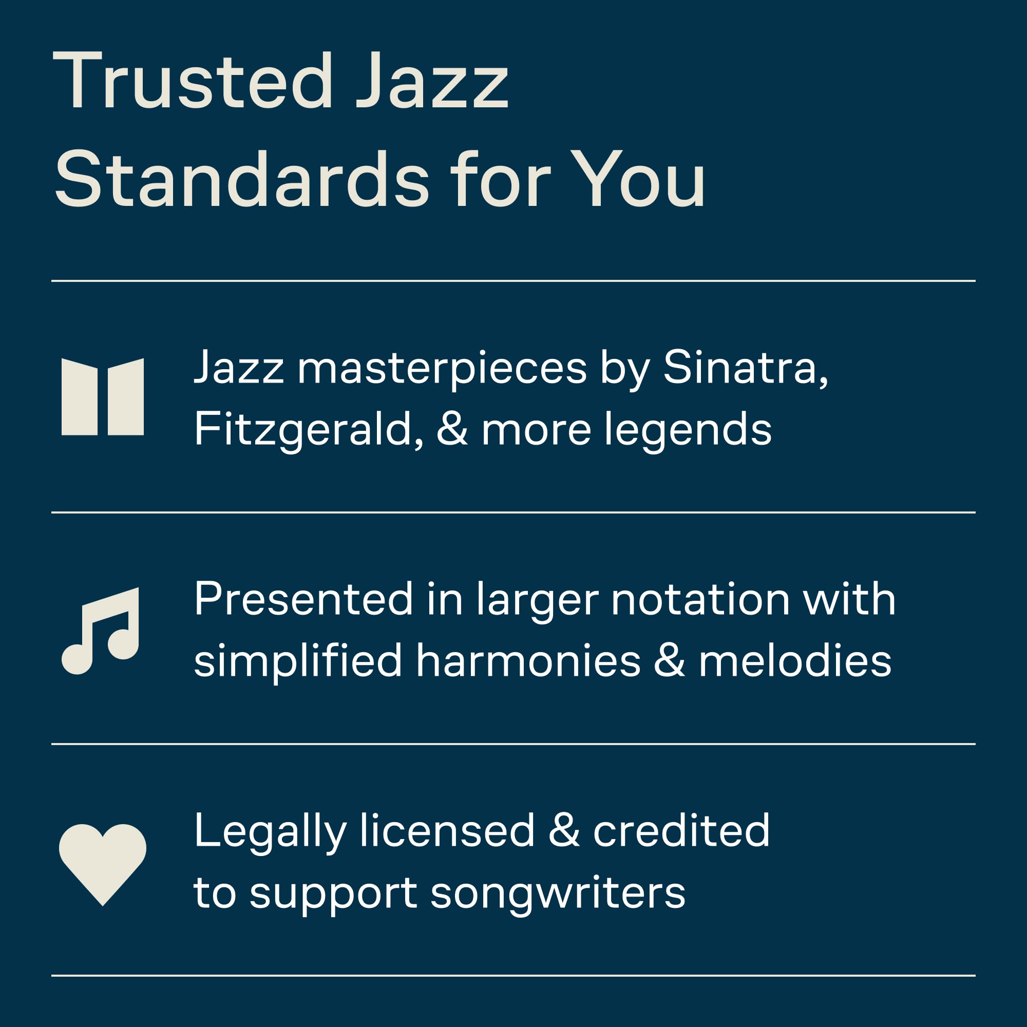 The Easy Jazz Standards Fake Book. Instruments en Do.