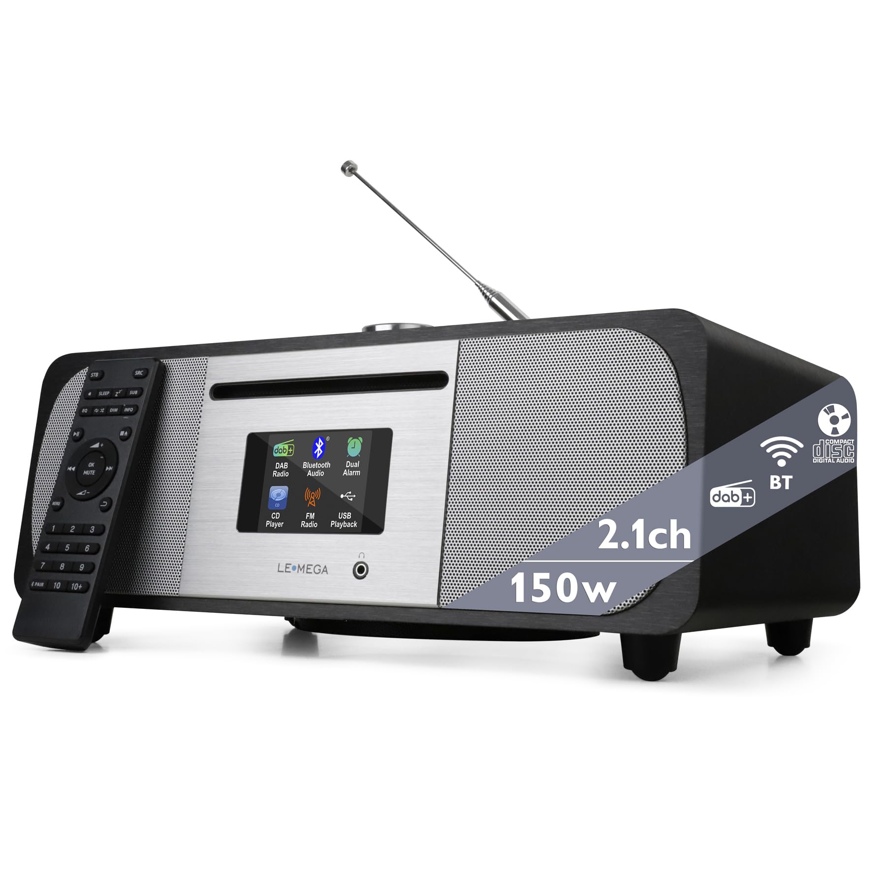 値下げ リペア済 USB/DVD/CD/TAPE/WideFM/AM/AUX Amazon.com: LEMEGA M6P CD Player, FM, Bluetooth, Powerful HiFi