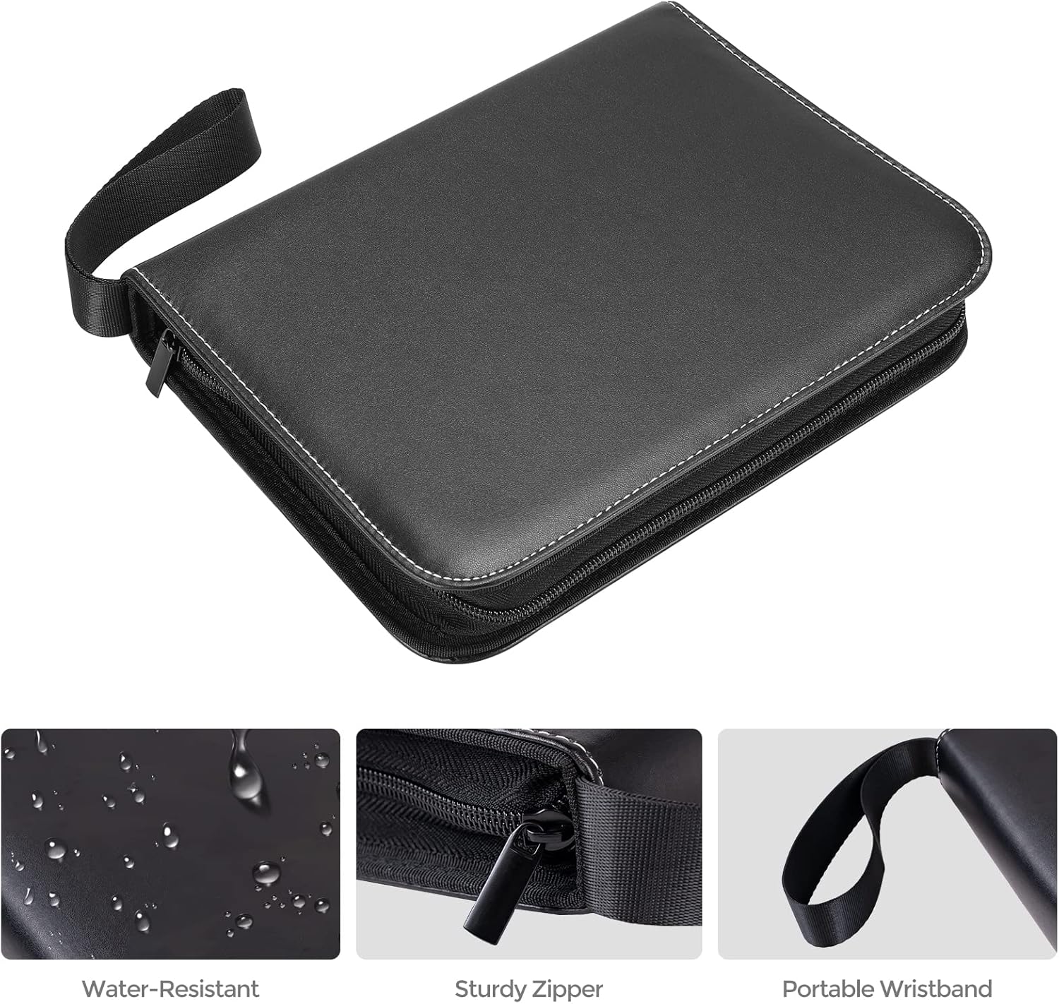 ProCase 4Pocket Binder Compatible with Card, 400 Pockets Portable