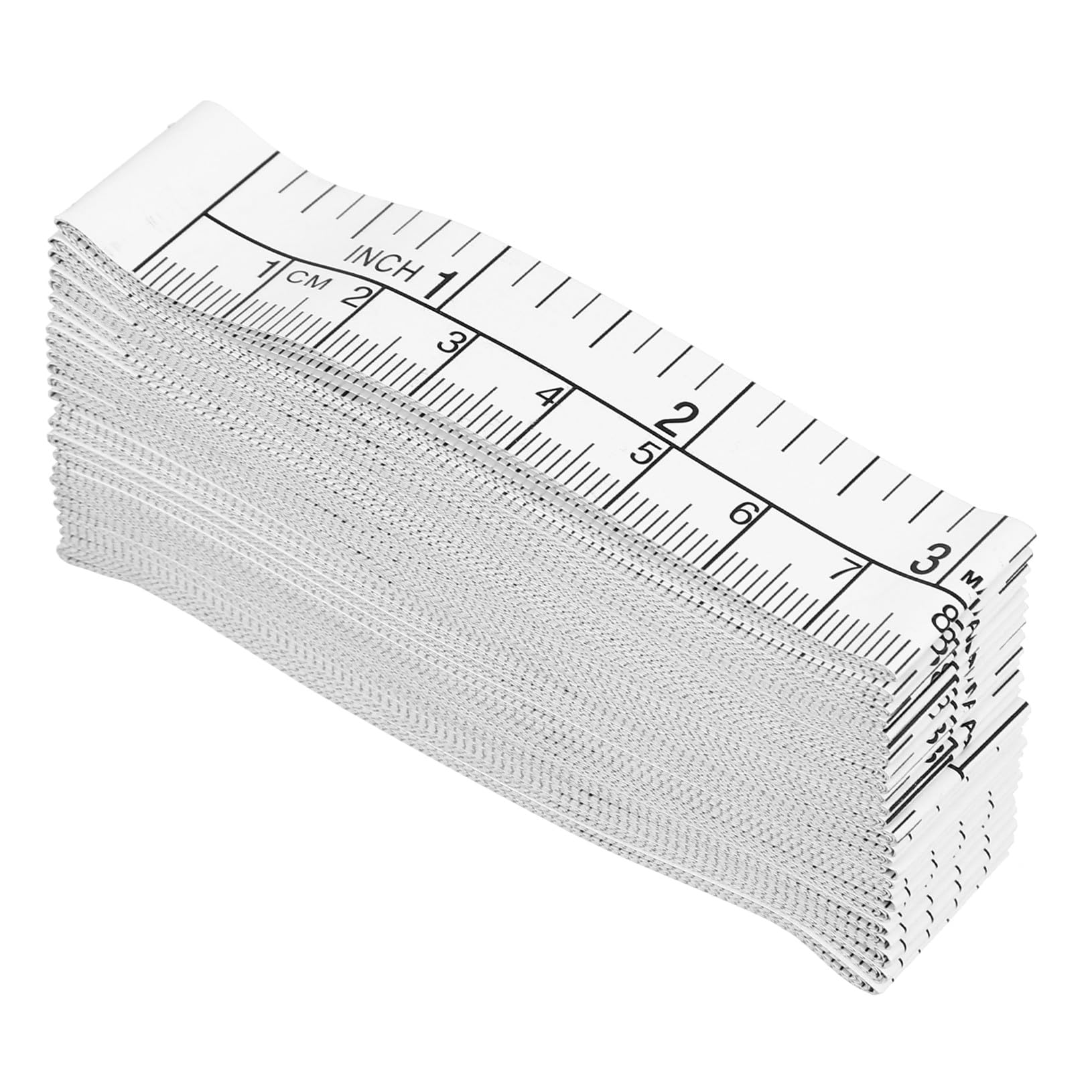 4 Set Misuratore Carta Monouso Da Ruler Per Misurazione Ferite Facile Da Doppia E Imperiali Per Progetti Da Te Ufficio E Scuola 25 Pezzi * 4