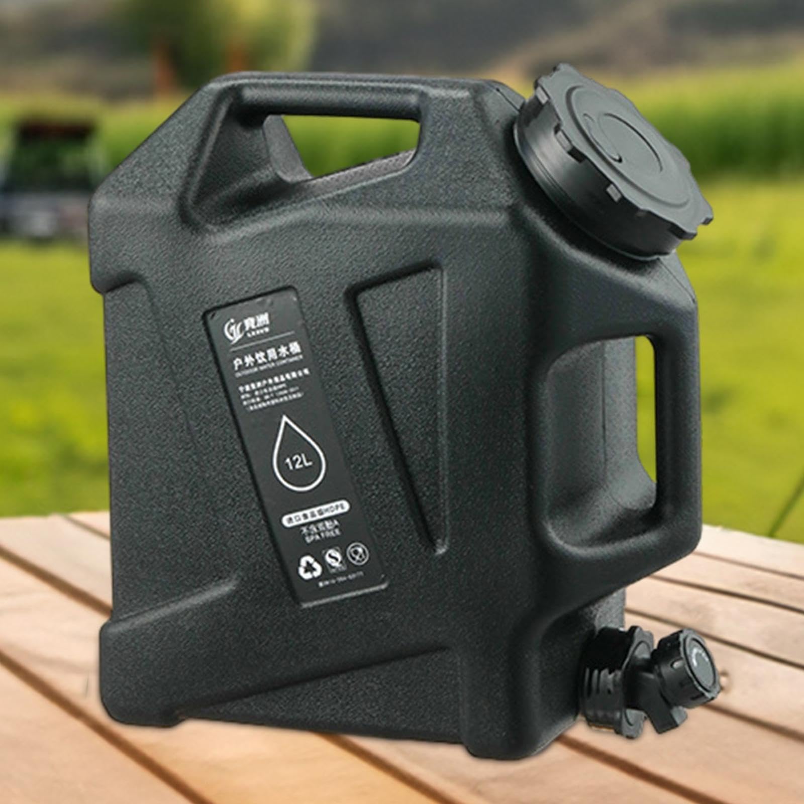 Amazon.co.jp: 12L水容器 水バケツ付き ウォータータンク ポリタンク 