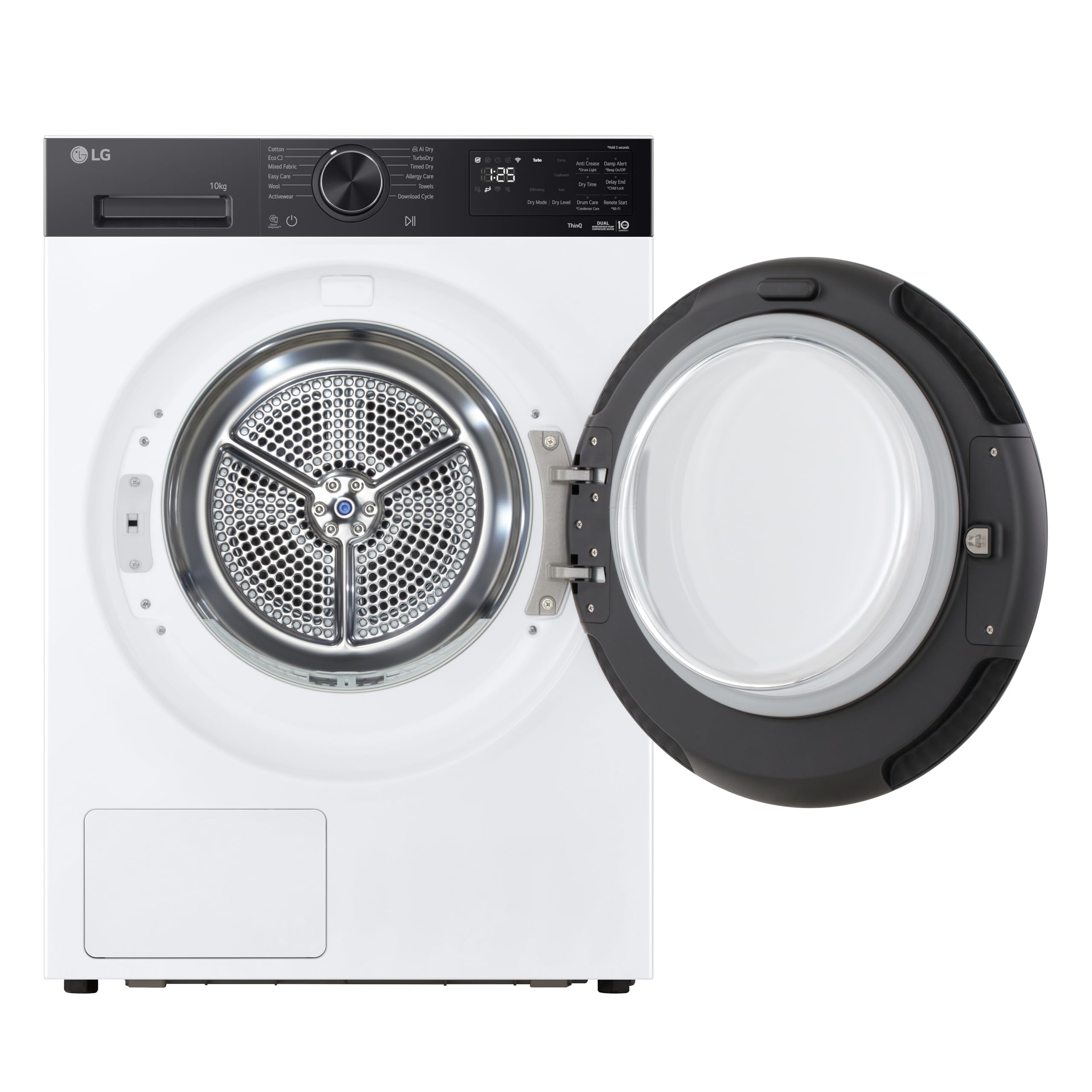 LG RNX5010TKB AI Dry Asciugatrice 10 kg Intelligente a Pompa di Calore