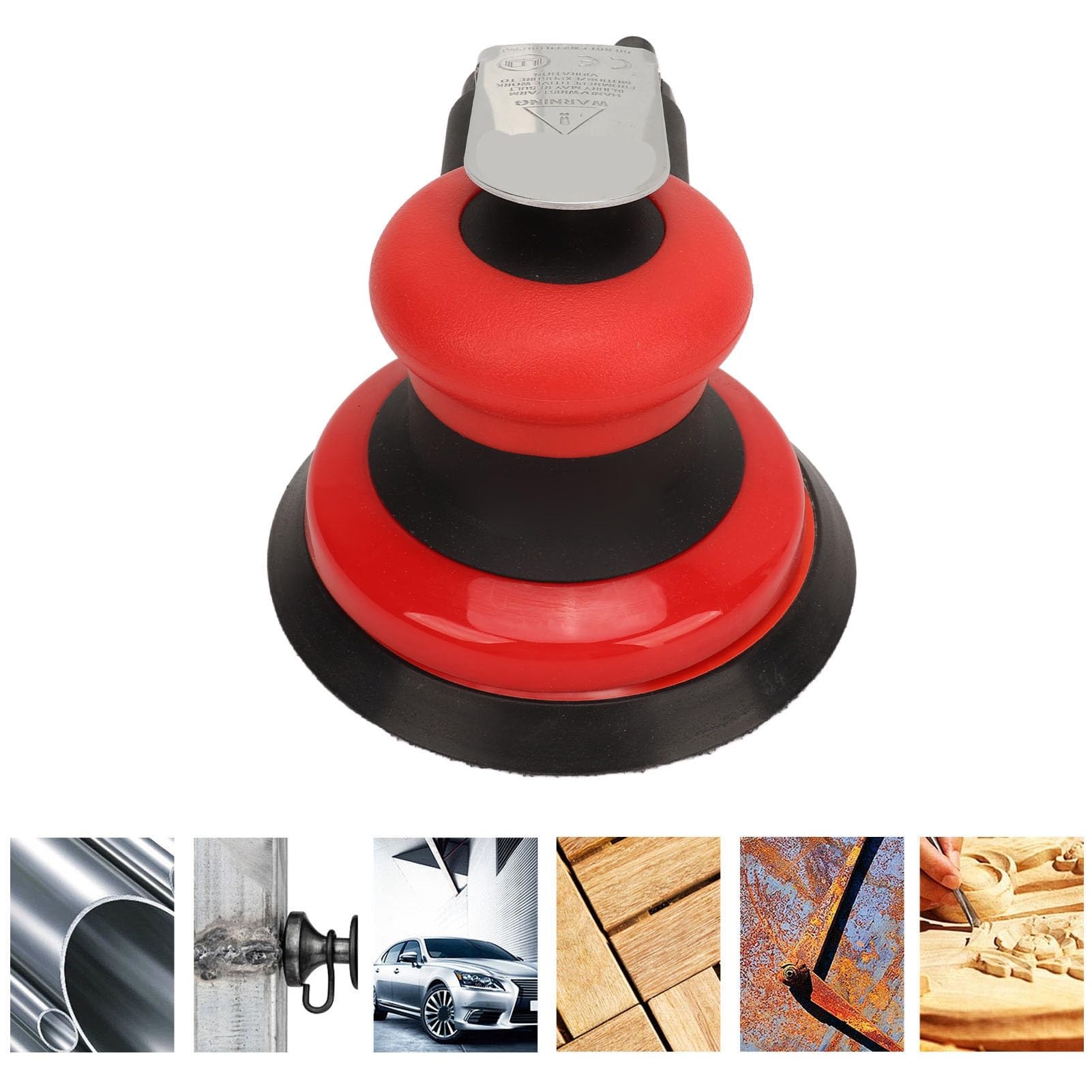 Air Random Orbital Sander 10000rpm Pneumatic Finishing Sander Dual Action Air Random Sanding Machine Air Powered Sanding Tool for Auto Body Work
