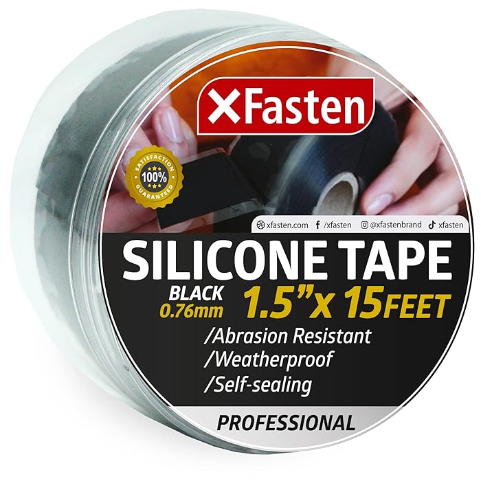 Buy XFasten Selffusing Silicone Tape Pro, Black, 1.5Inch x 15Feet