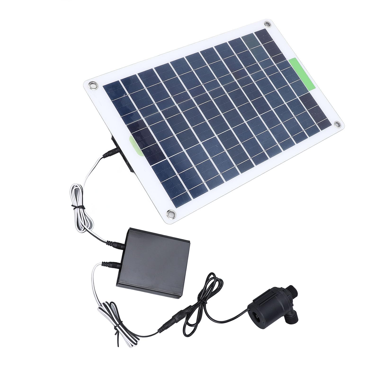 Solar-Wasserpumpe, 100 W, Hocheffizienter Monokristalliner Panel-Energiespeicher für Garten, Pool und Außenbereich