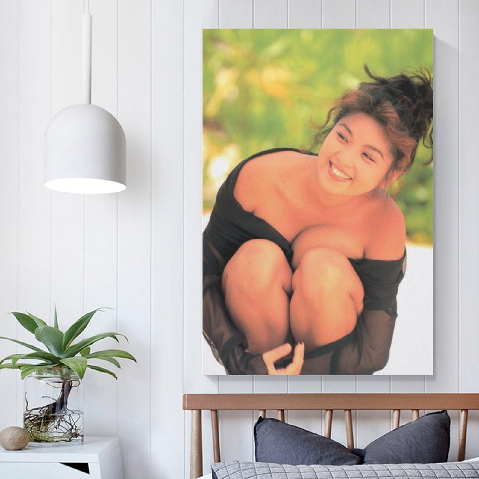 Amazon.co.jp: 飯島直子写真セクシーポスター絵画 オフィス ベッド