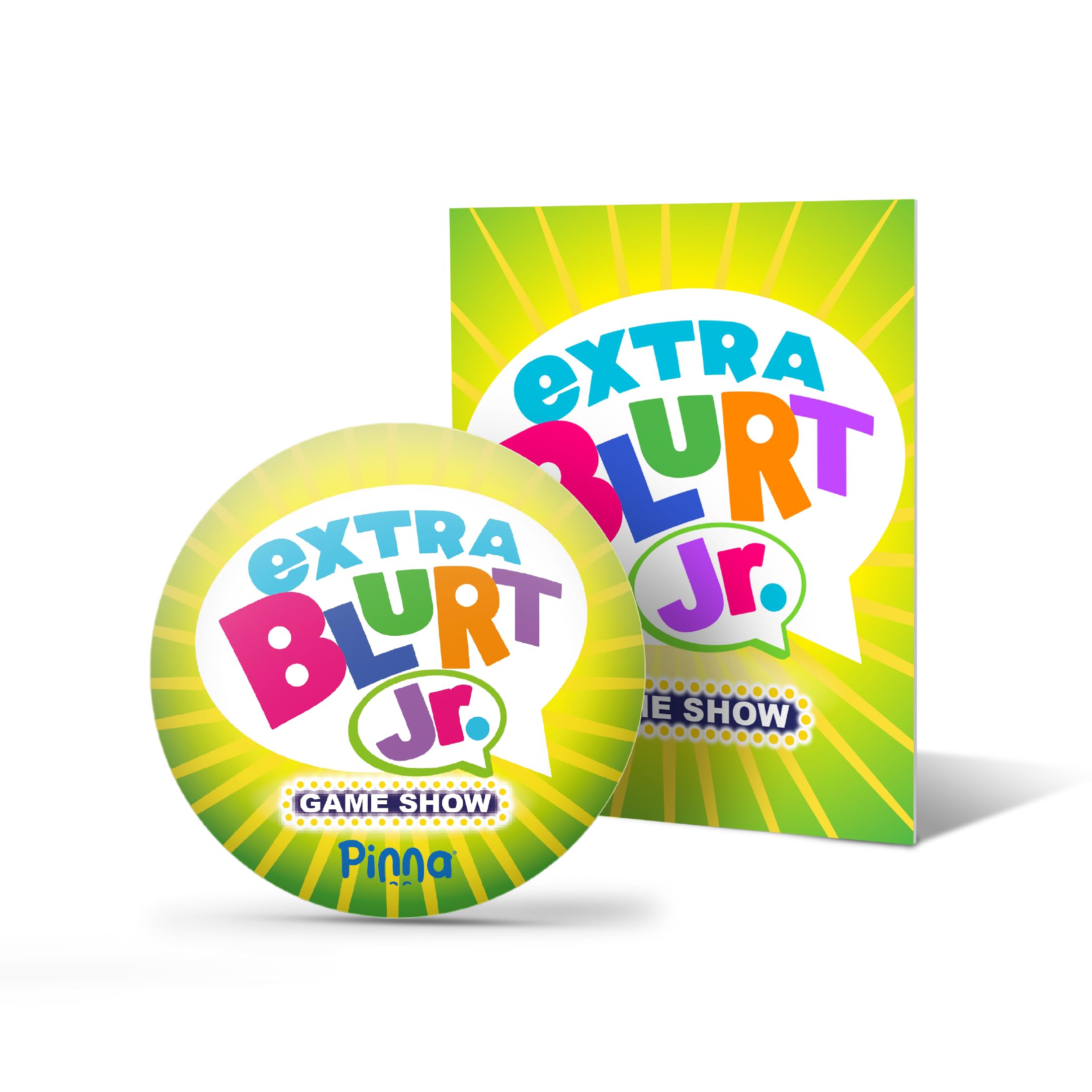 storyshield, pinna screen-free audio storytelling disk, extra blurt jr. gameshow