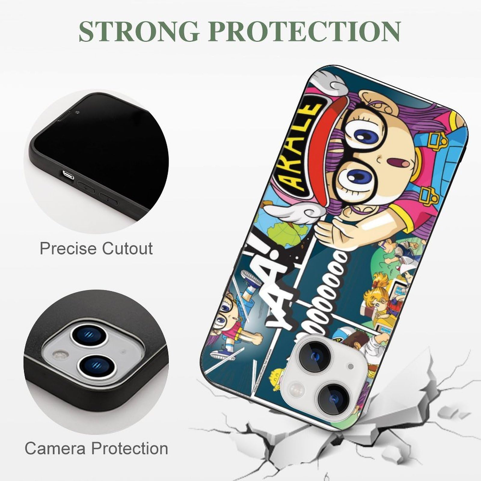 Amazon.co.jp: アラレちゃん (1) スマホケース iPhone 12 Mini ケース