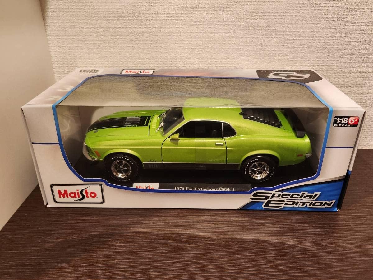 ☆美品☆ 1/18 1971 フォード マスタング マッハ 1 グラバーグリーン