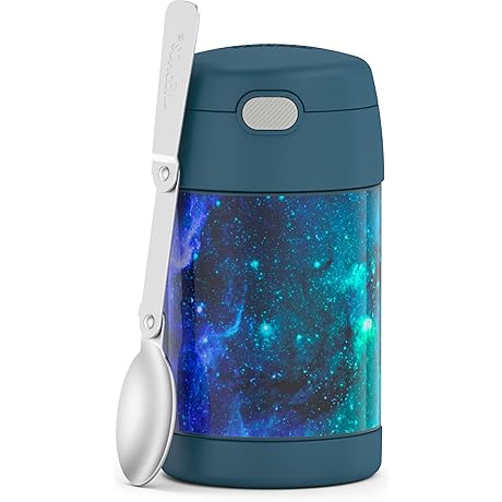 Galaxy Teal 16oz Stainless Steel Vacuum Insulated Food Jar with Spoon