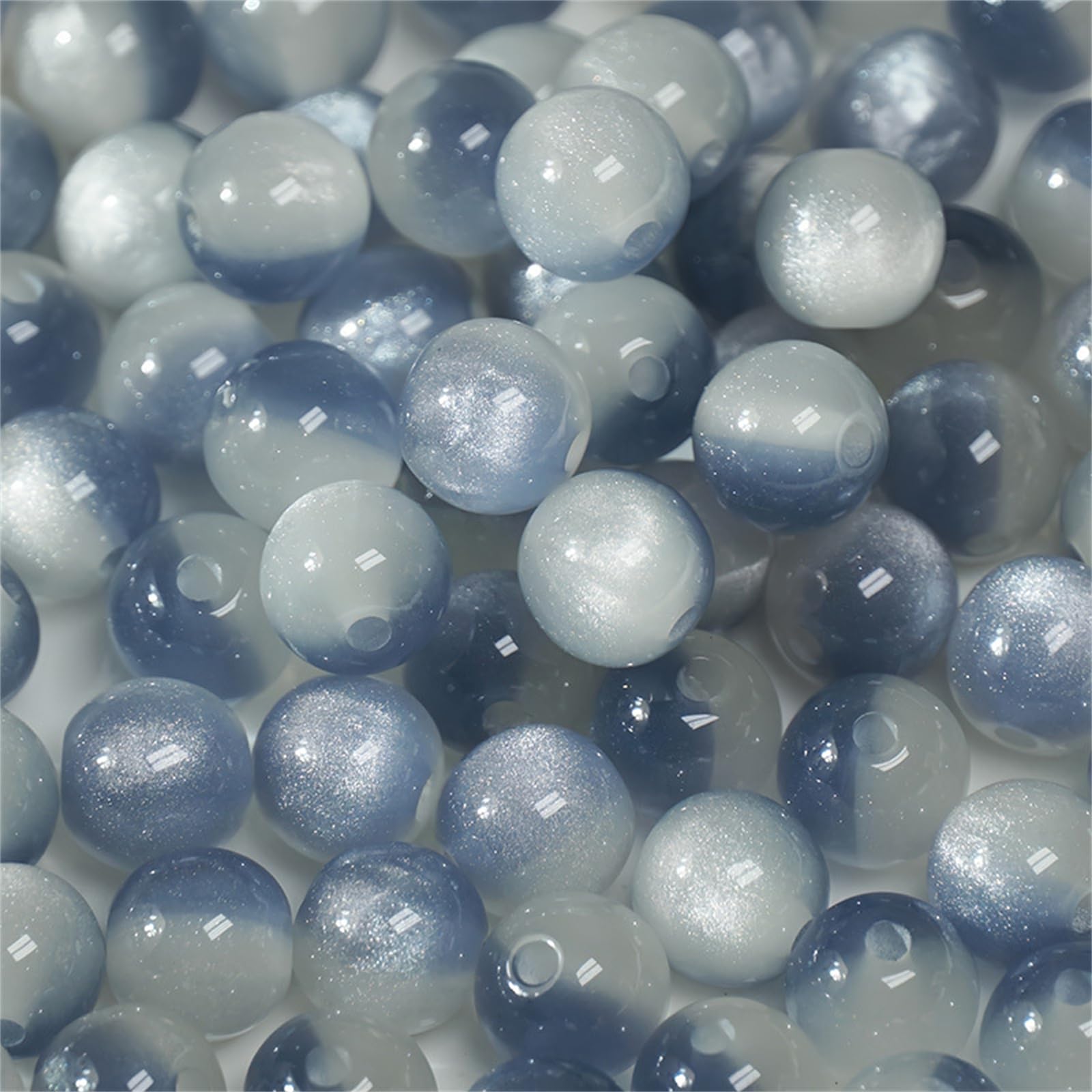 Lerpwige Round Craft Beads Resin For Creative Glass Craft For Jewelry