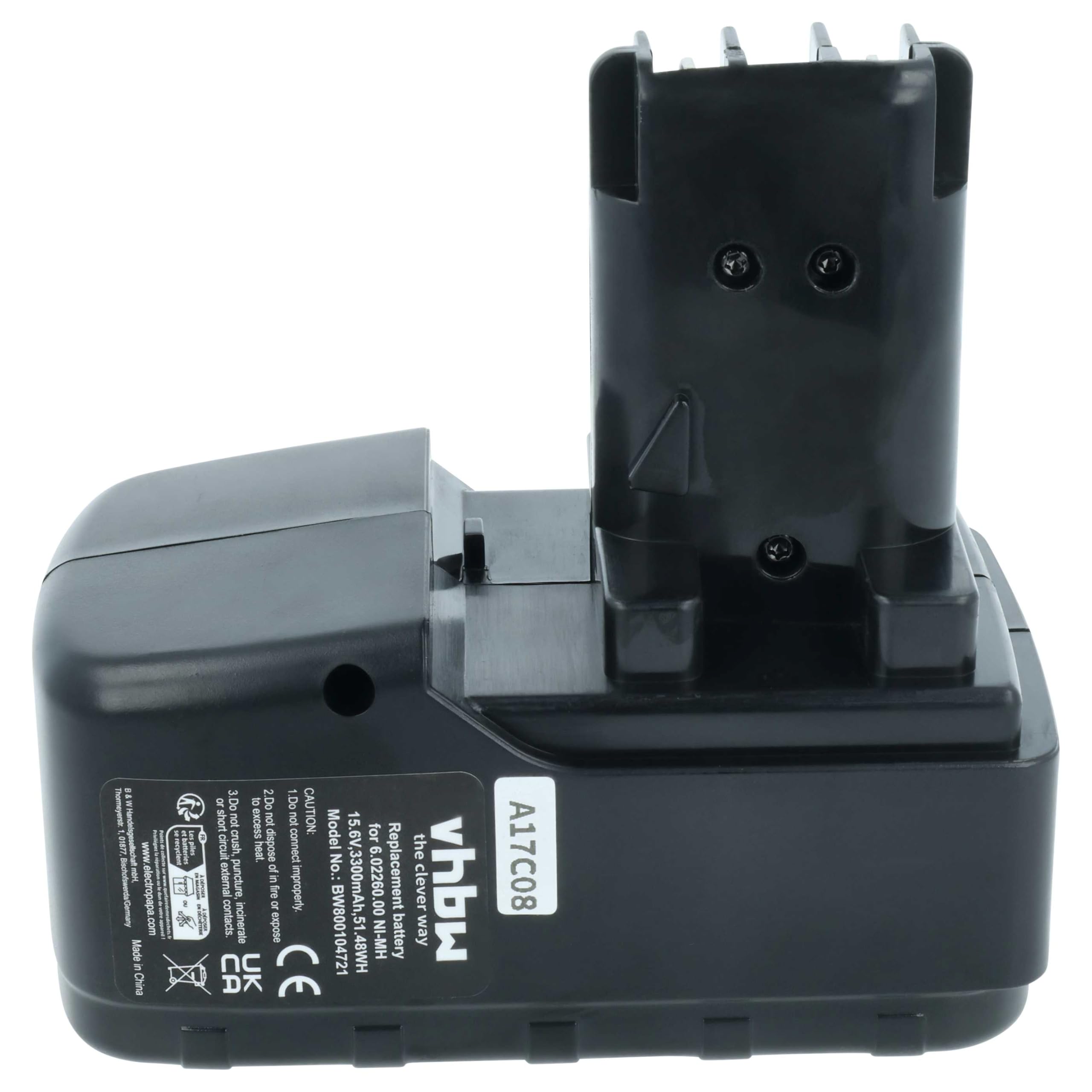 vhbw Batterie Compatible avec Metabo BS 15.6 Plus