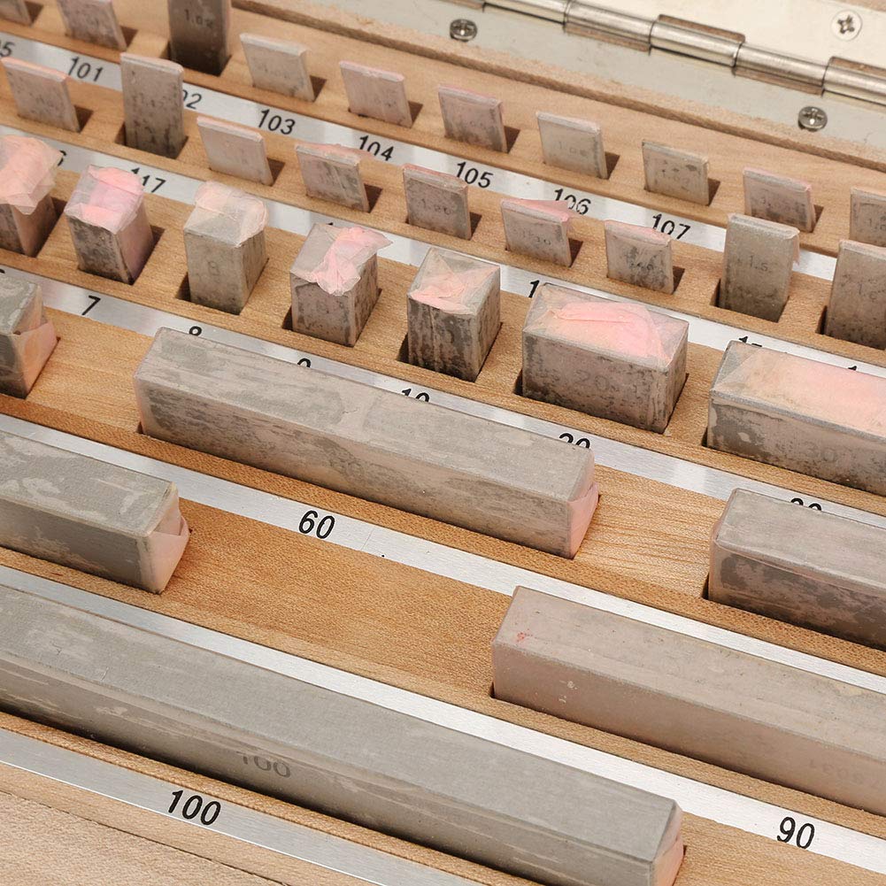 Buy Tomantery Gauge Block Set, Low Surface Roughness Steel Gauge Block for Calibrating Online at