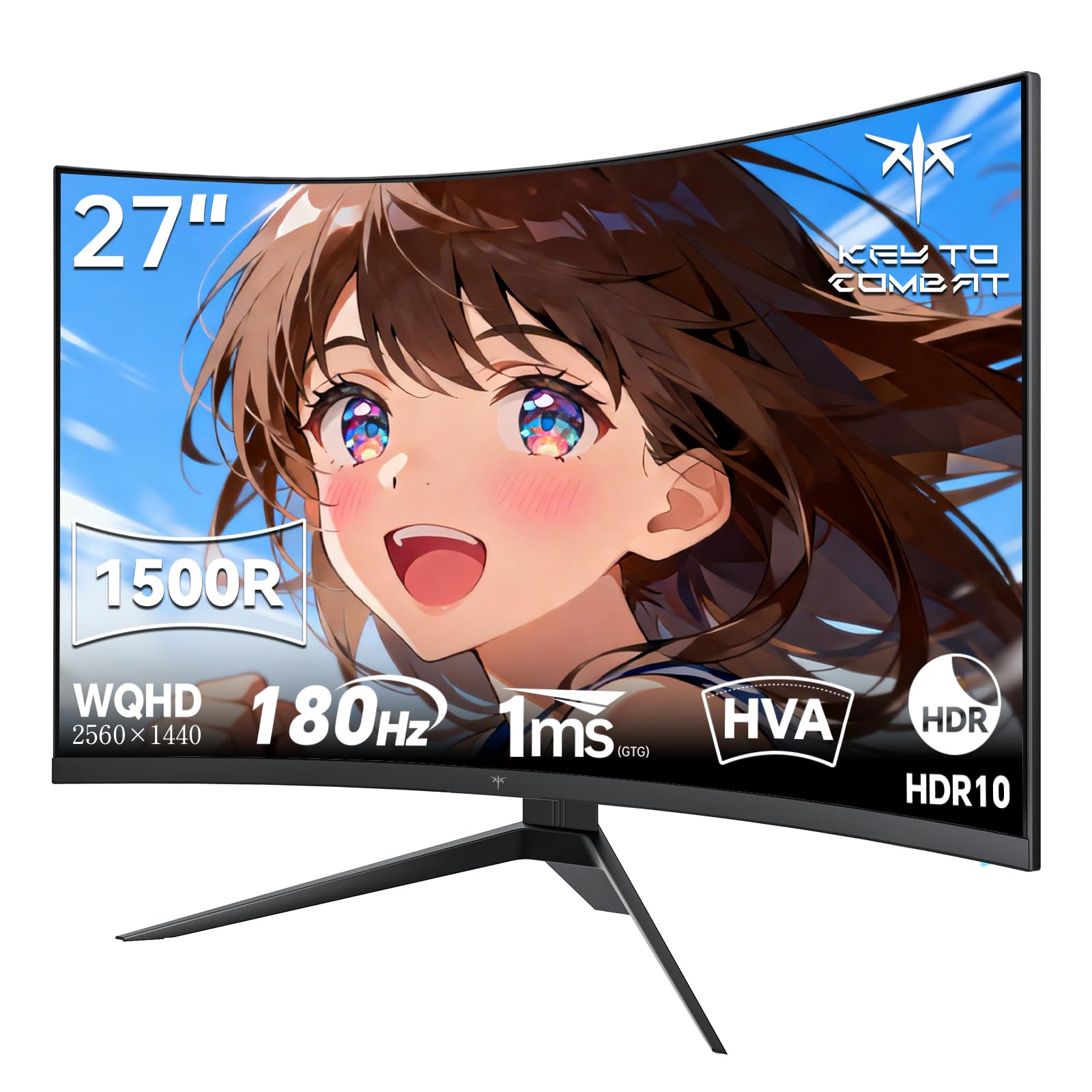 Amazon.co.jp: KTC H27S17 27 Inch Curved Gaming Monitor WQHD