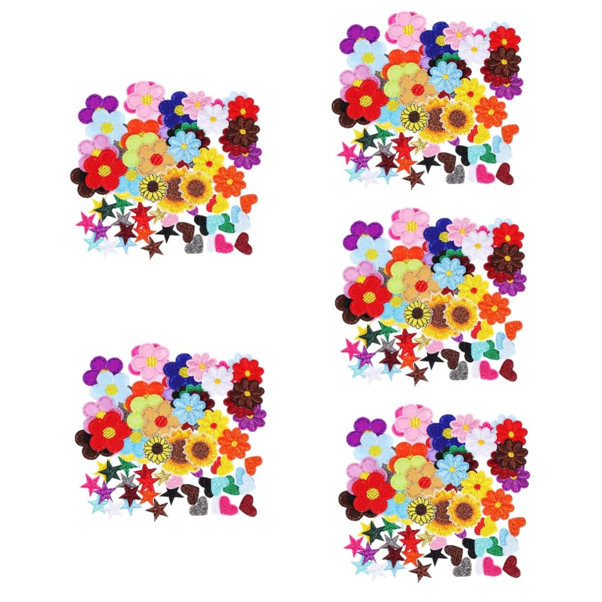 355pezzi Toppe Ricamate Termoadesive Patches Per Riparazioni e Decorazioni Su Abbigliamento Borse e