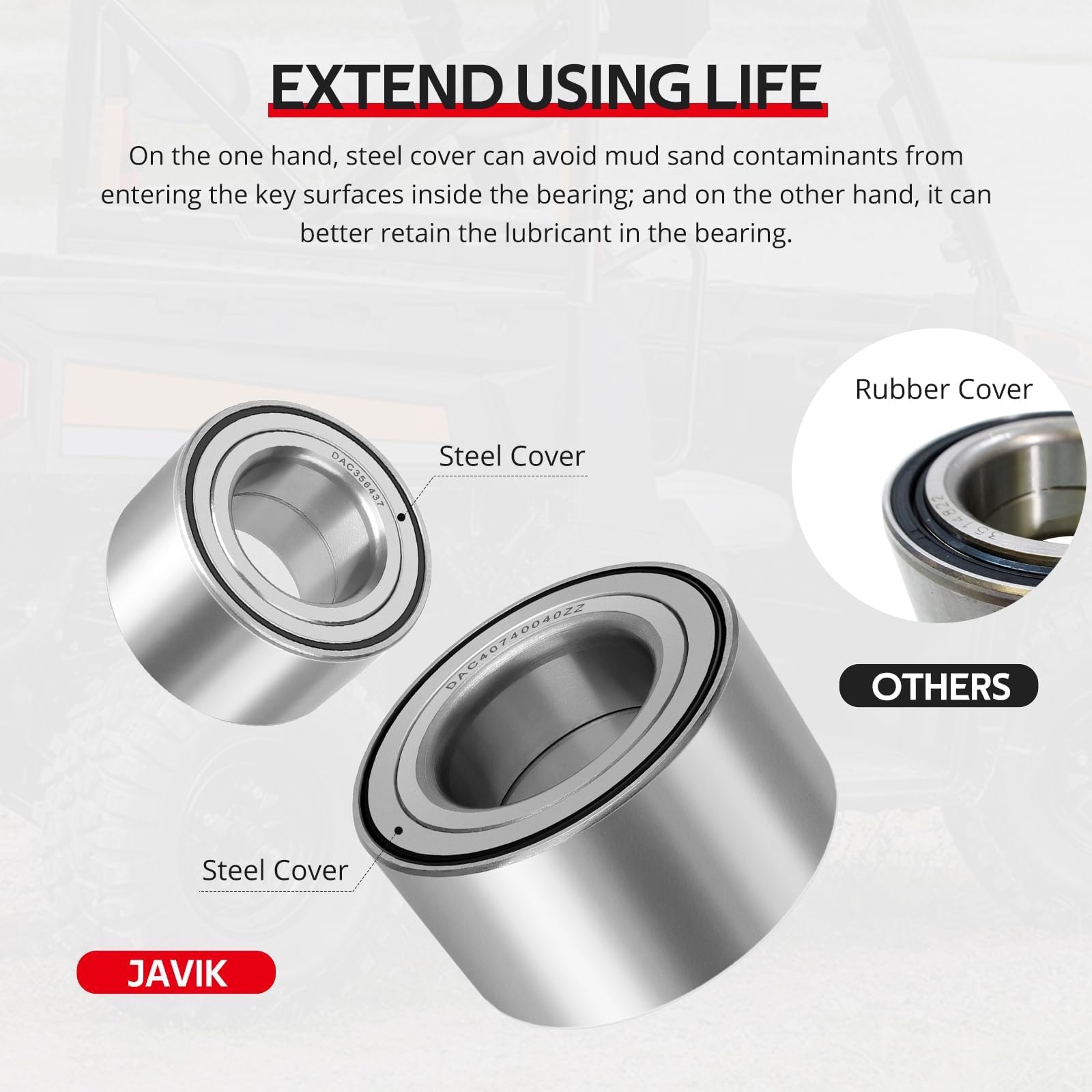 Kit Roulement Roue Avant All Balls Pour Quad Polaris 325 Ranger ETX 2015 Sportsman 325 2015 3663466258445