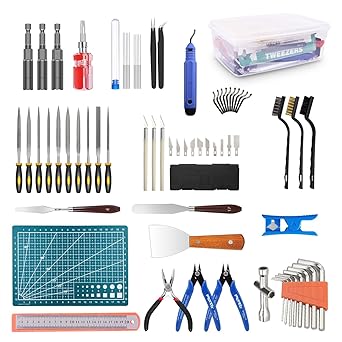 3D Printer Accessories Tool Kit, Mintion 73 PCS 3D Printer Accessories with Nozzle Cleaning Kit, Removal Nozzle Screwdriver Kit, Deburring Tools, Cutters, Art Knife Set, Wrench, Tweezers, Pliers, More