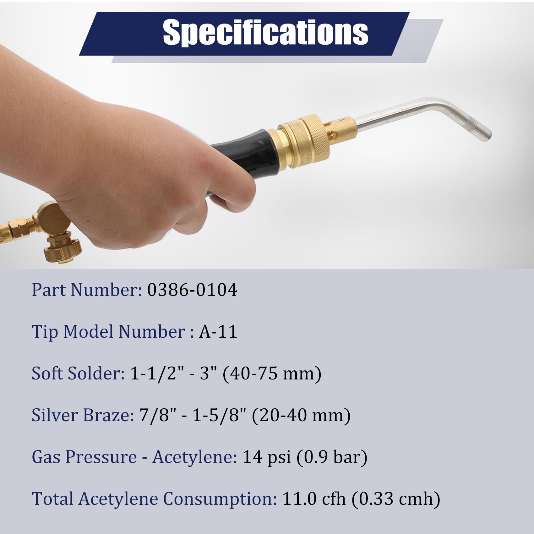 Amazon | 0386-0104 A-11 7/16インチエアアセチレン交換用チップ