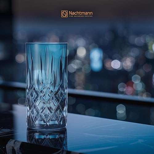 Miniatura 5 de Nachtmann Noblesse 105441 - Juego de 2 vasos largos de cóctel, 13.4 fl oz, azul vintage, Noblesse