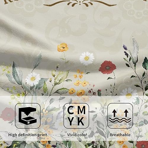 Miniatura 3 de Giwawa Juego de 2 toallas de mano vintage florales para relajarse, remojar, relajarse, suaves, absorbentes, toallas para la cara, toallas