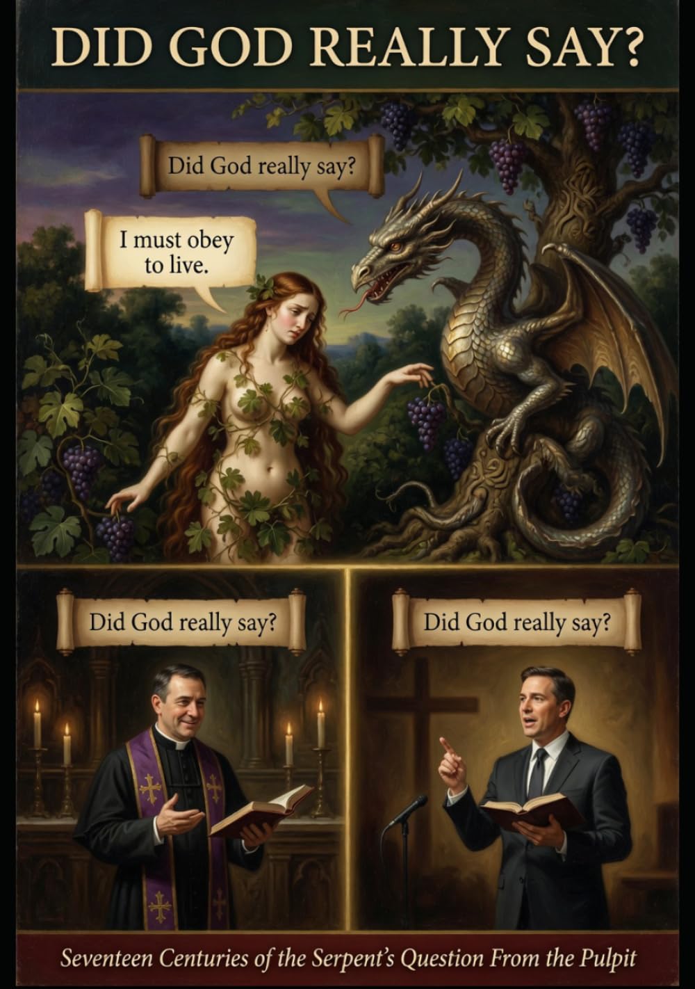 DID GOD REALLY SAY?: 17 Centuries of the Serpent's Question From the Pulpit (You've Been Lied To: The Fourth Watch, A Guide for those Hungry for the Truth of THE WORD)